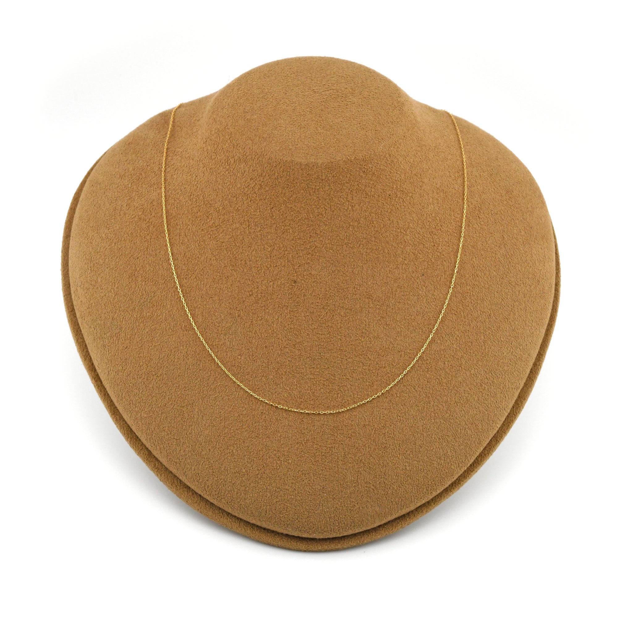 【価格改定対象品】K18YG 45cm ピンスライド チェーン ネックレス ANJ023K