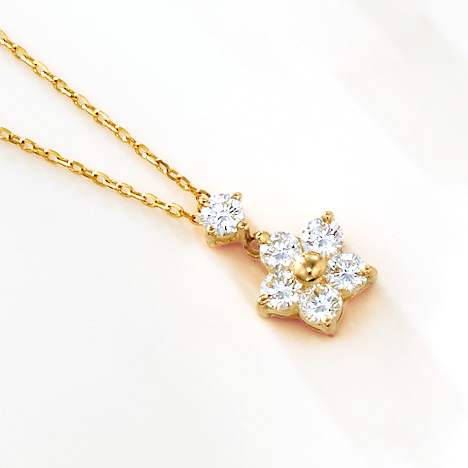 ダイヤモンド ネックレス Pt / K18 KA25W04