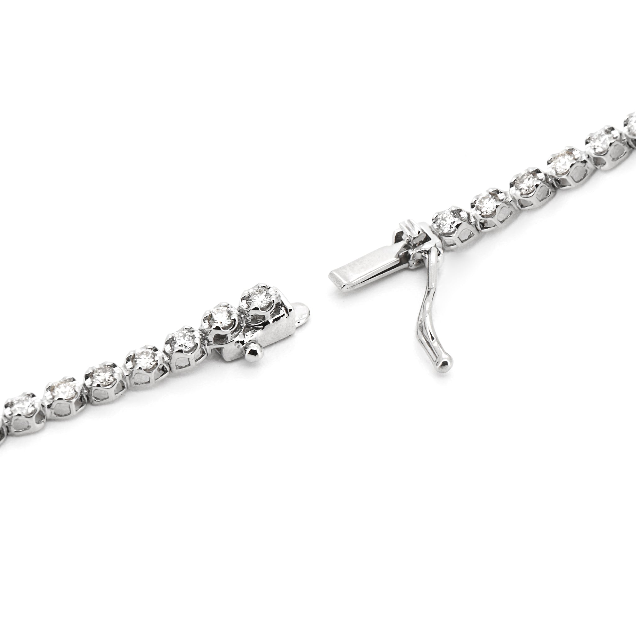 ダイヤモンド 計1.00ct Pt900 テニス ブレスレット ダイヤ ABB004P