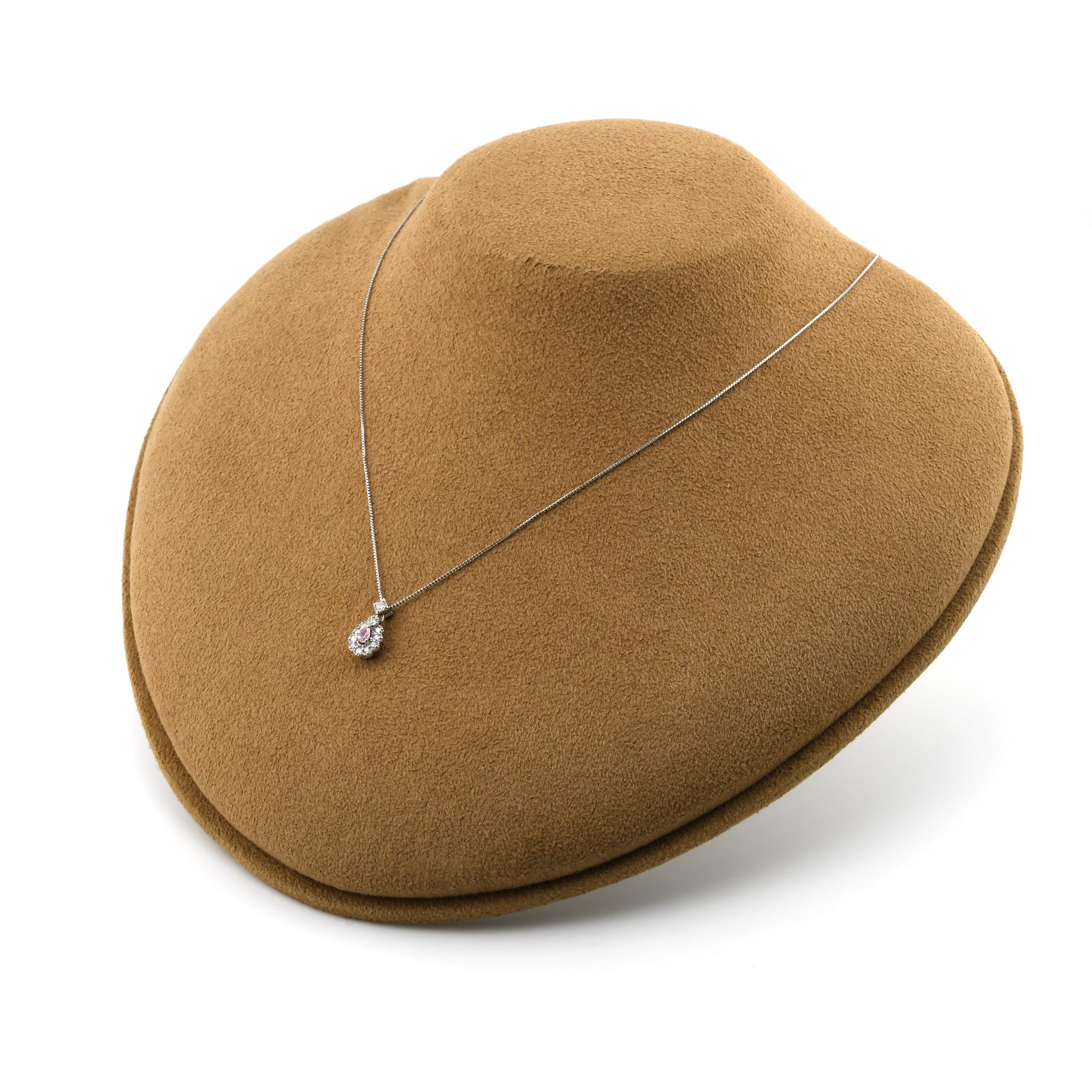 【1点もの・鑑定書付き】天然 ピンクダイヤモンド ネックレス FANCY PURPLISH PINK Pt950 プラチナ ペンダント ANC054P2