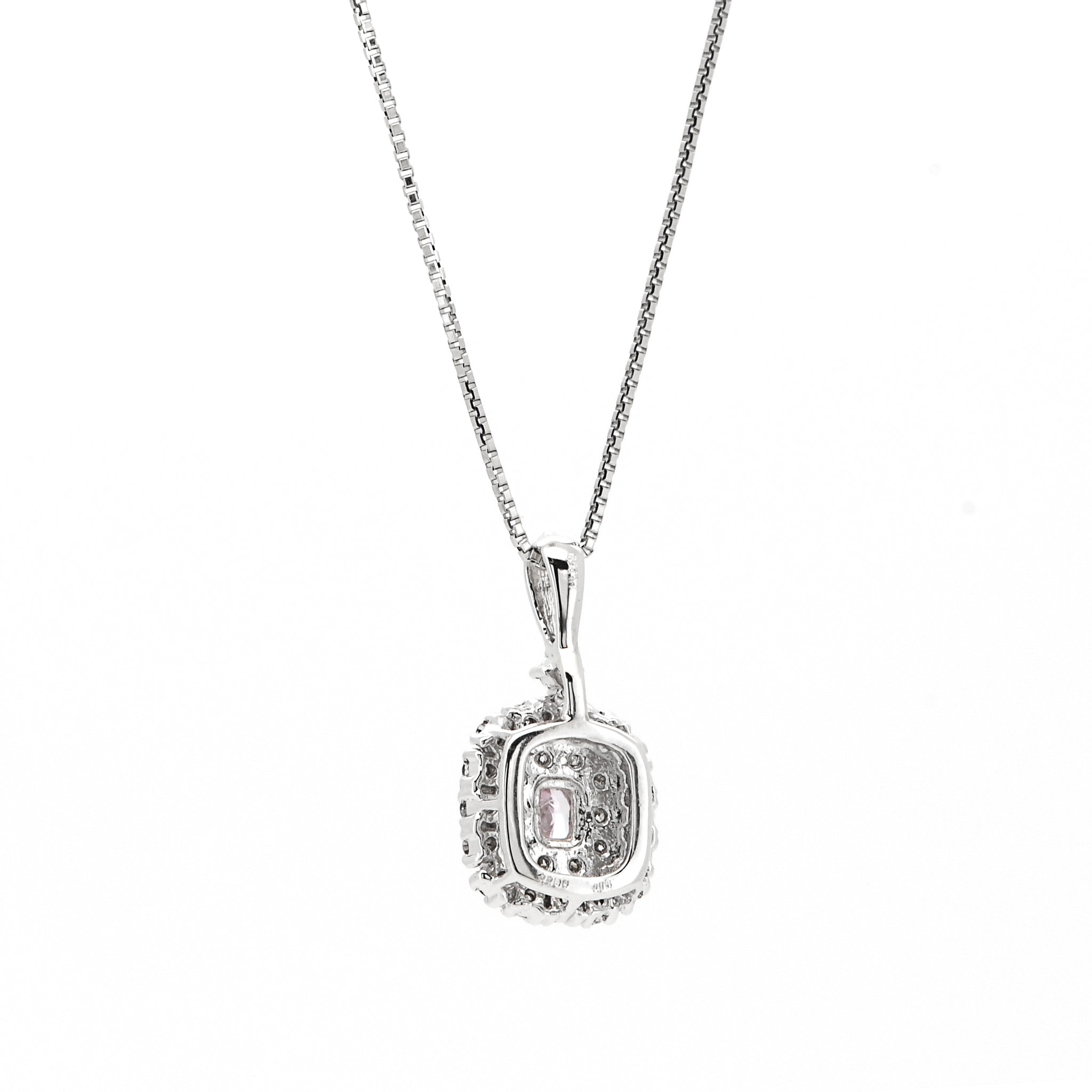 【1点もの・鑑定書付き】天然 ピンクダイヤモンド ネックレス FANCY LIGHT PURPLISH PINK ダイヤ Pt950 プラチナ ペンダント ANC098P