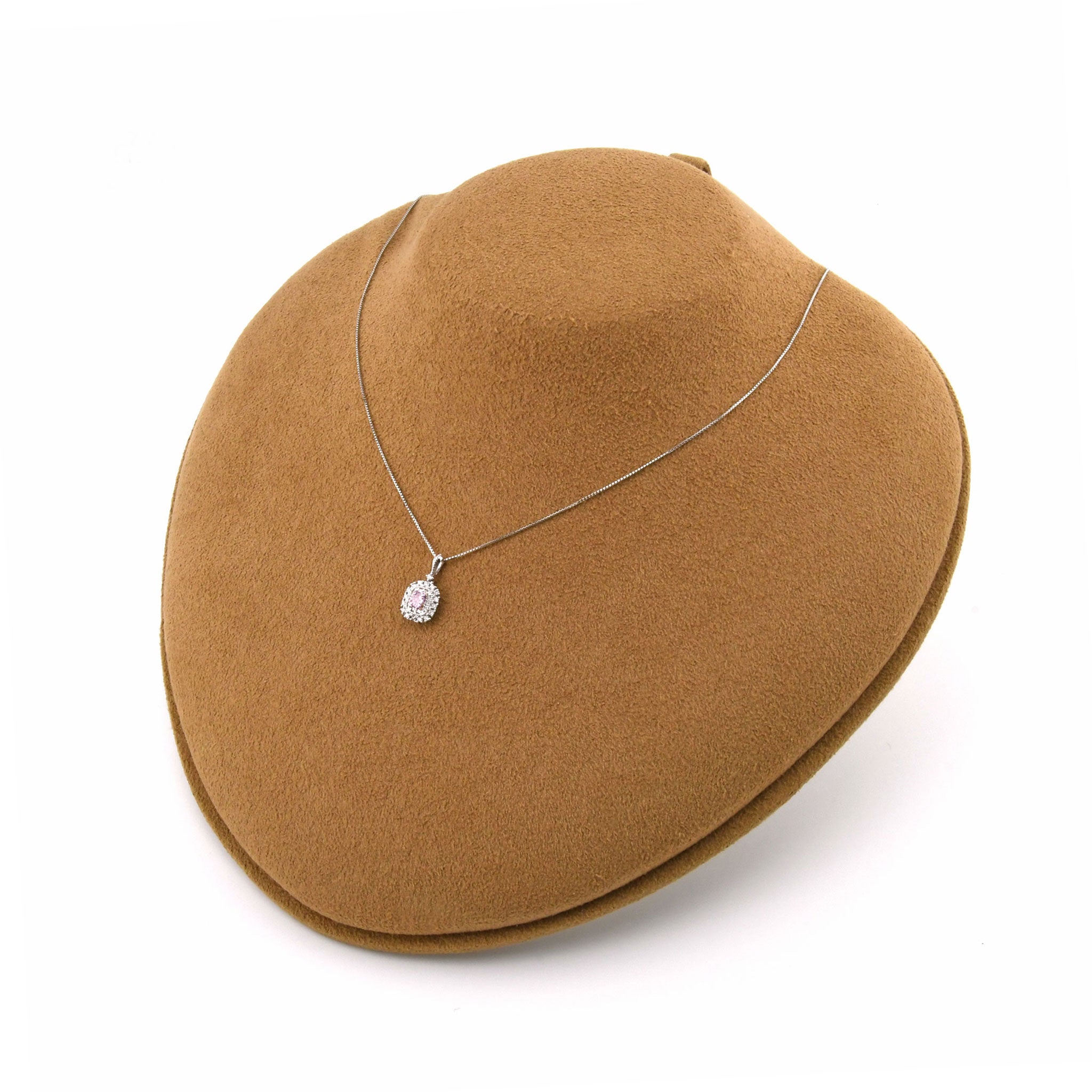 【1点もの・鑑定書付き】天然 ピンクダイヤモンド ネックレス FANCY LIGHT PURPLISH PINK ダイヤ Pt950 プラチナ ペンダント ANC098P