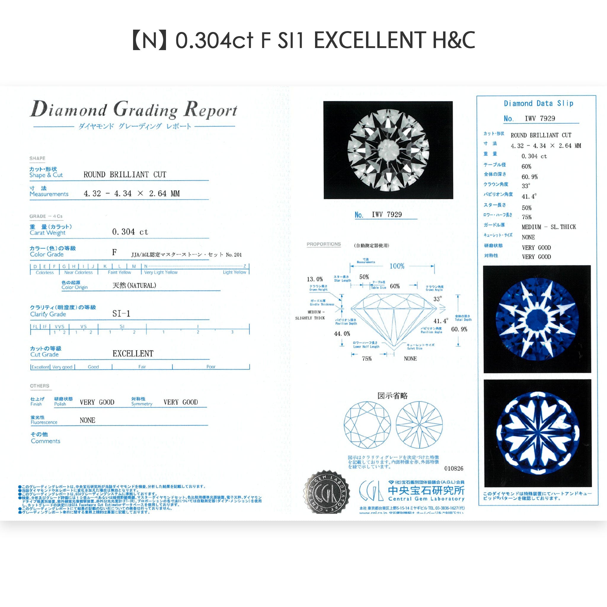 ダイヤモンド 0.30ct Pt900 プラチナ 一粒 ダイヤ ネックレス 両吊り 6本爪 鑑定書付き ANP056P