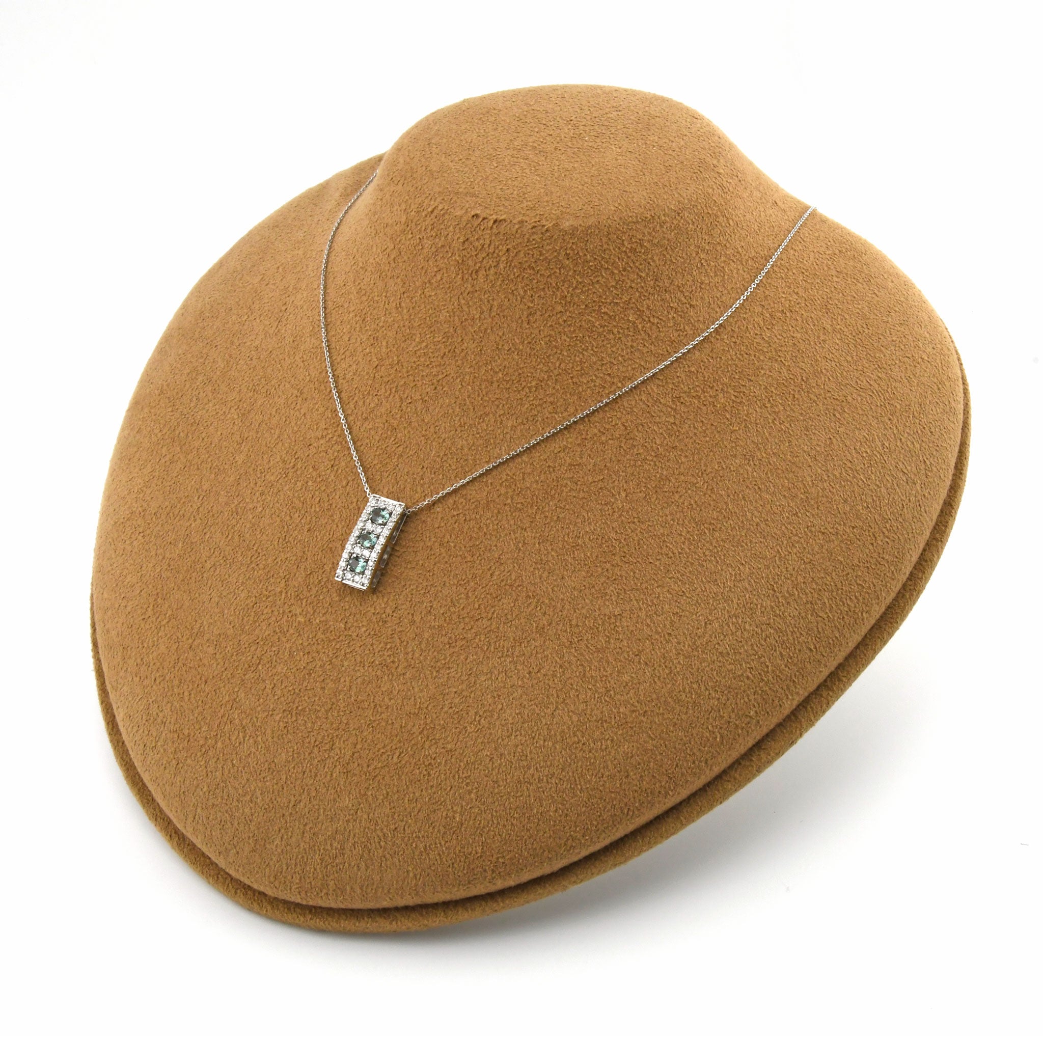 アレキサンドライト ダイヤ ネックレス 計0.39ct Pt900 プラチナ ANP074P