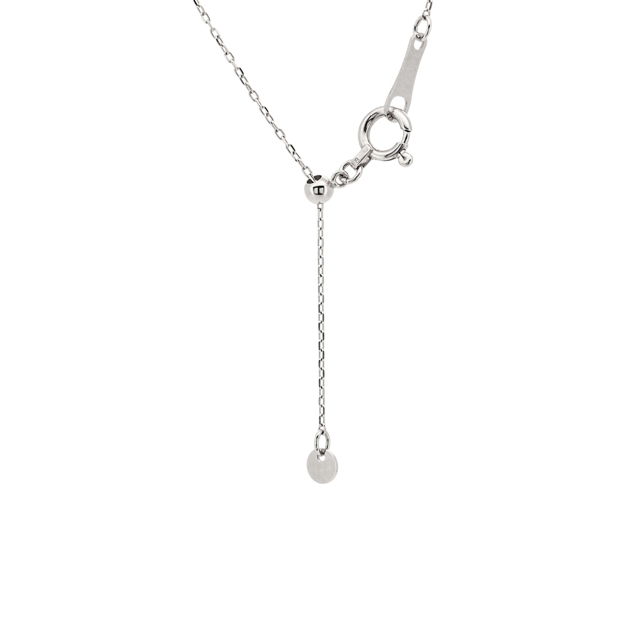 ダイヤモンド 計0.51ct スクエア Y字 ネックレス Pt900 ANS093P