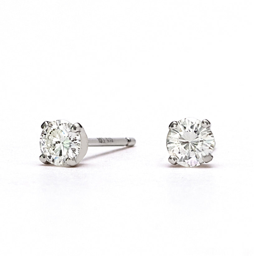 1粒 ダイヤモンド ピアス 合計0.30ct Pt999/Pt900 APU051P