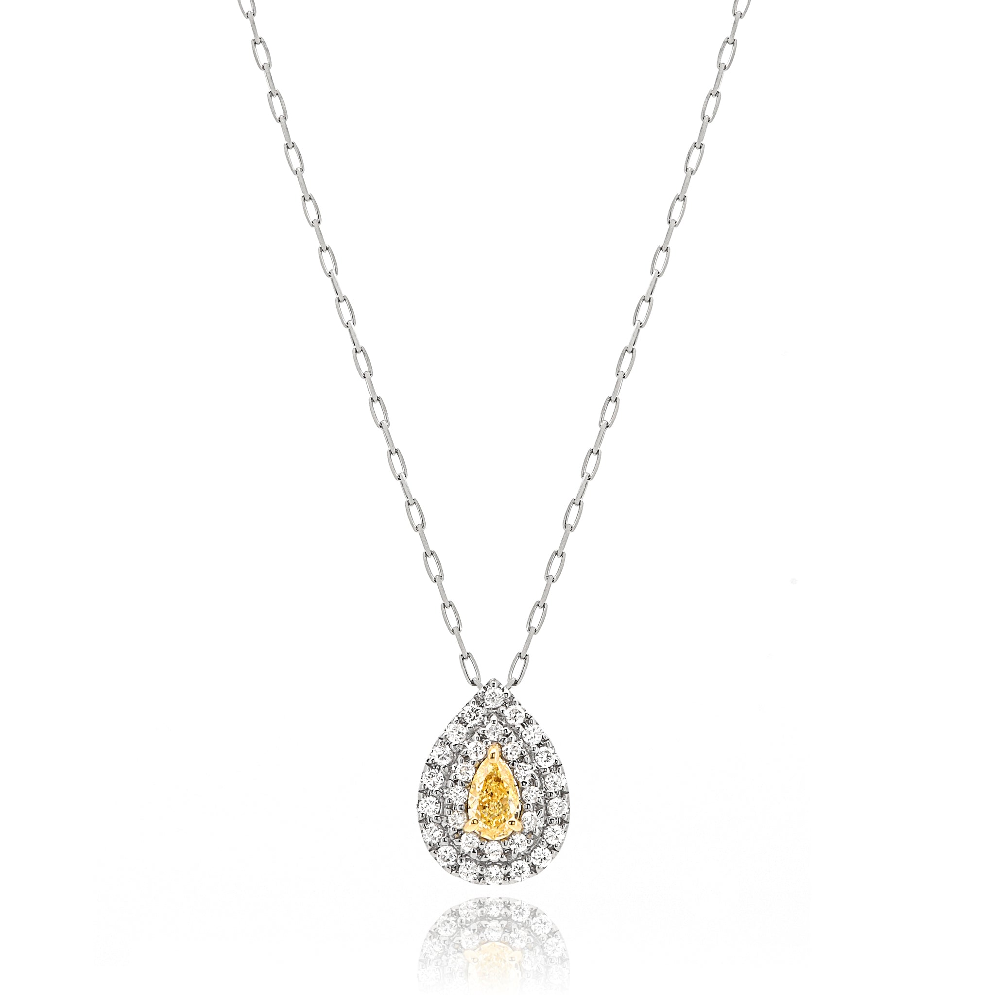 インフィナイト、イエローアゼツライト、レムリアン３点ヘンプネックレス イエローダイヤモンド3.227ct VERY LIGHT YELLOWプラチナネックレス