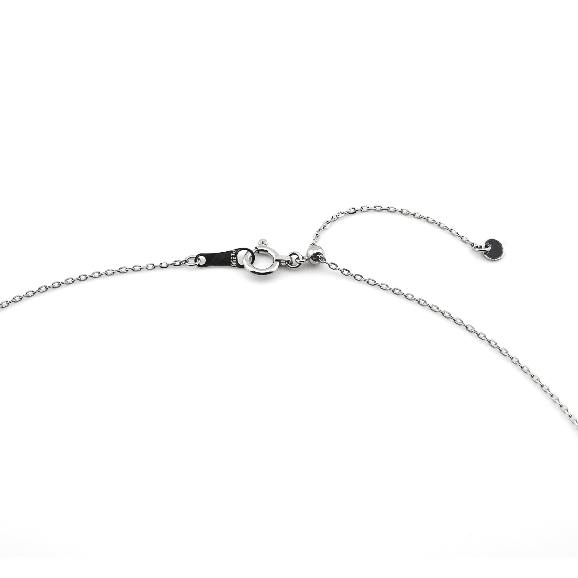 ダイヤモンド 計0.50ct Pt900 ネックレス プラチナ ダイヤ ペアシェイプ 雫 エタニティ ANW034P