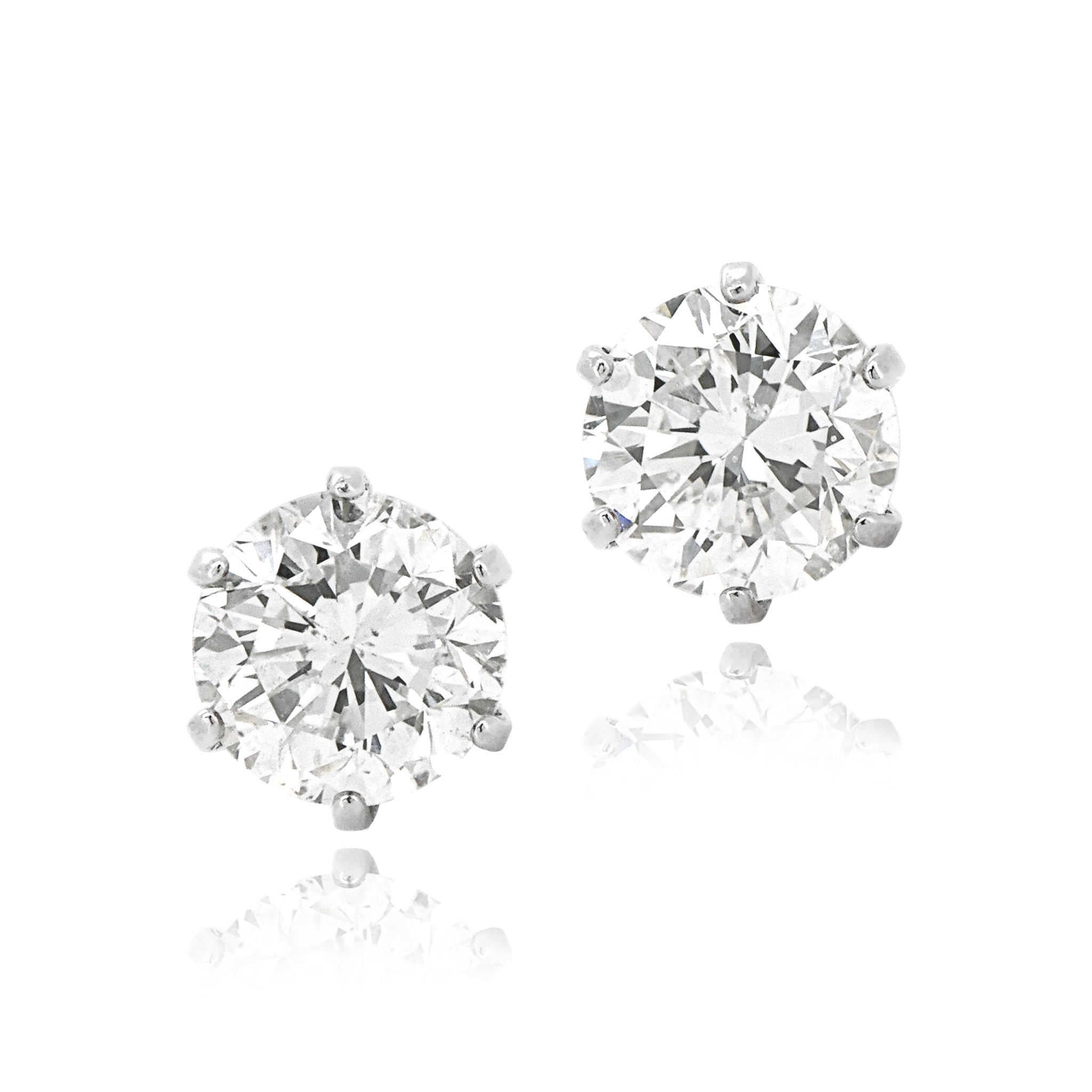 【鑑定書付き】ダイヤモンド 一粒 ピアス 計1.132ct ( 片耳 0.50ct ) Pt900 プラチナ 6本爪 スタッド ピアス 0.5カラット APP045P