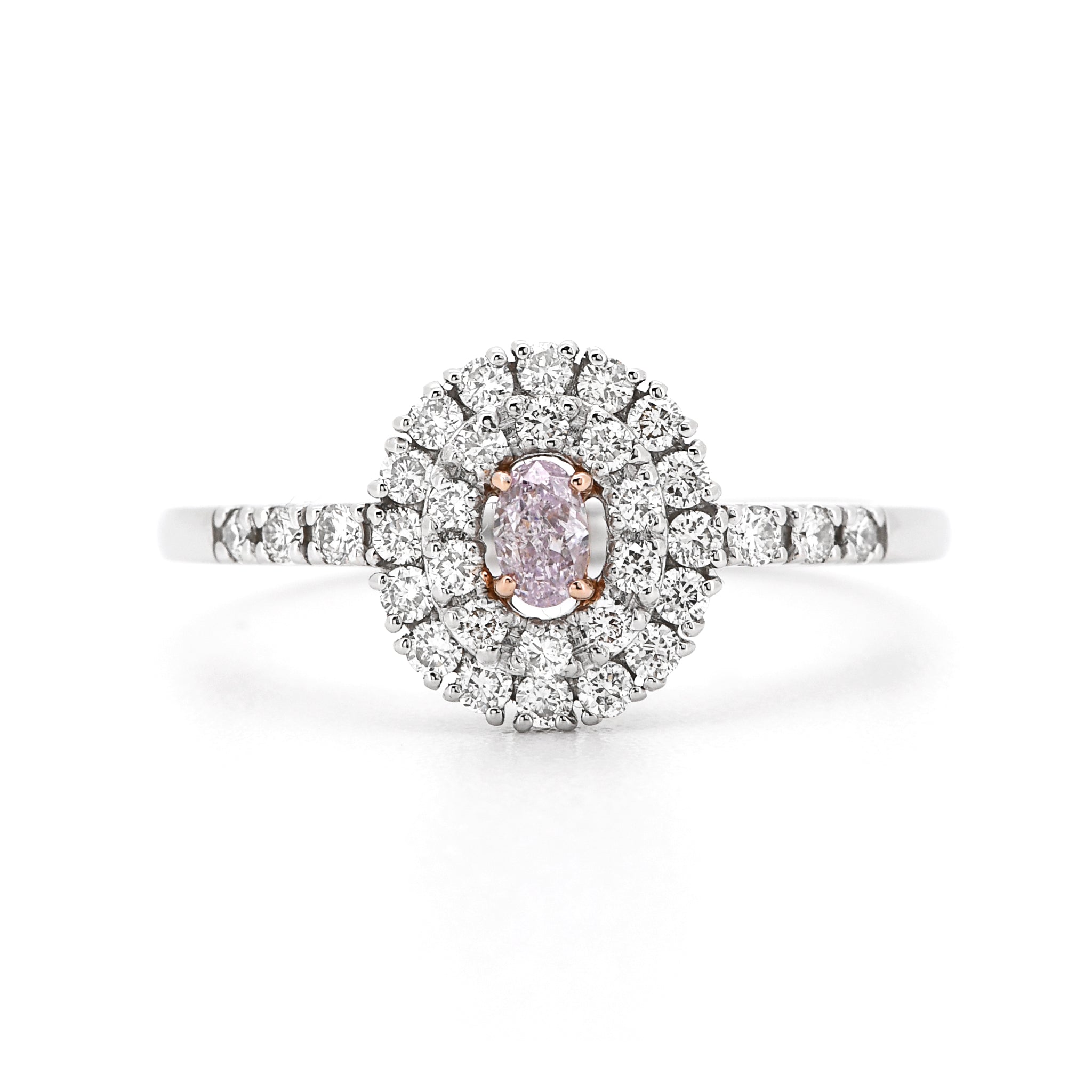 【1点もの・鑑定書付き】天然 ピンクダイヤモンド リング FANCY LIGHT PURPLE PINK Pt950 プラチナ ARC051P