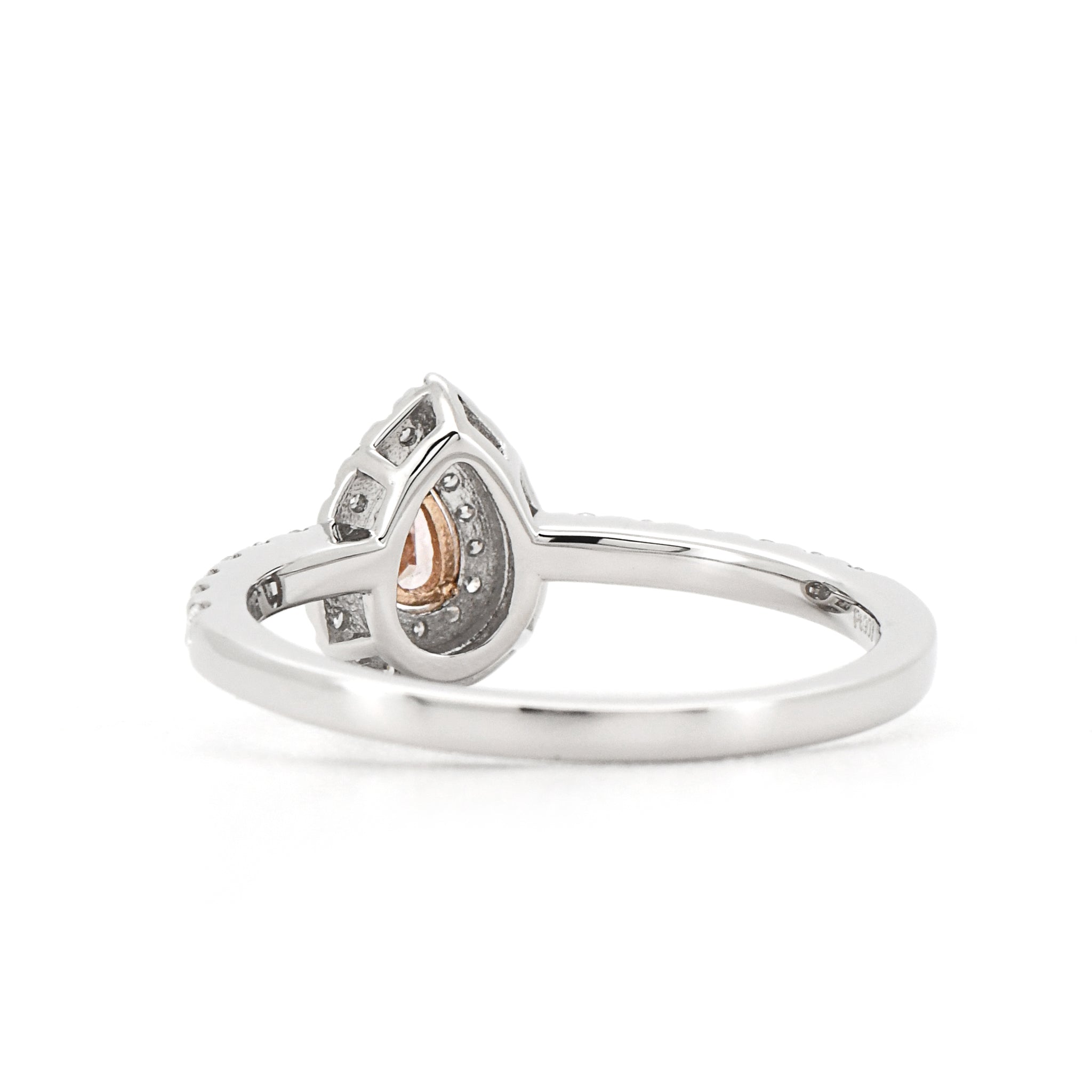 【鑑定書付き】天然 ピンクダイヤモンド リング FANCY LIGHT PINK Pt900 / K18PG ARU080P