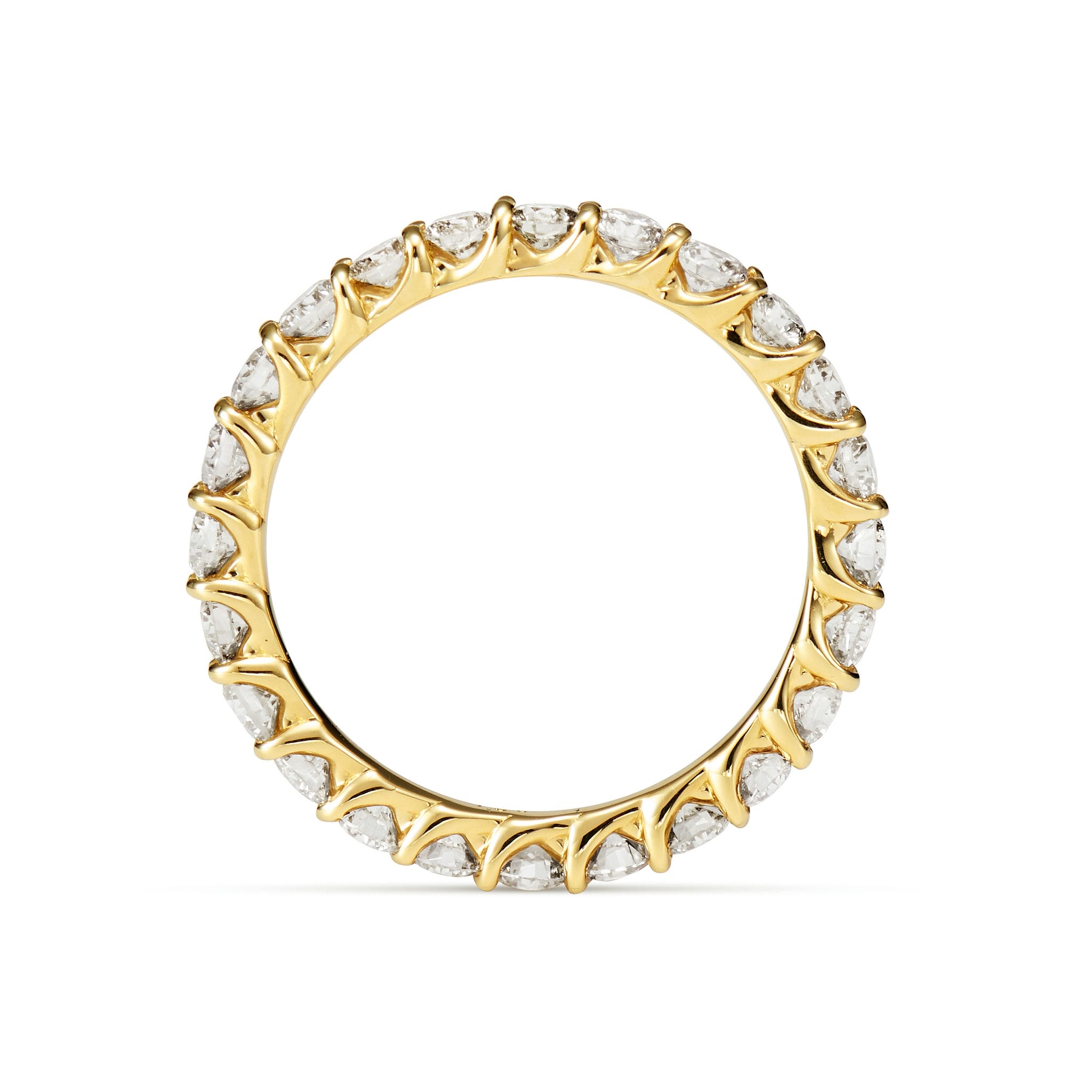 【価格改定対象品】ダイヤモンド 計1.50ct K18YG リング エタニティリング 迫力の フルエタニティ ダイヤ イエローゴールド ARP003K