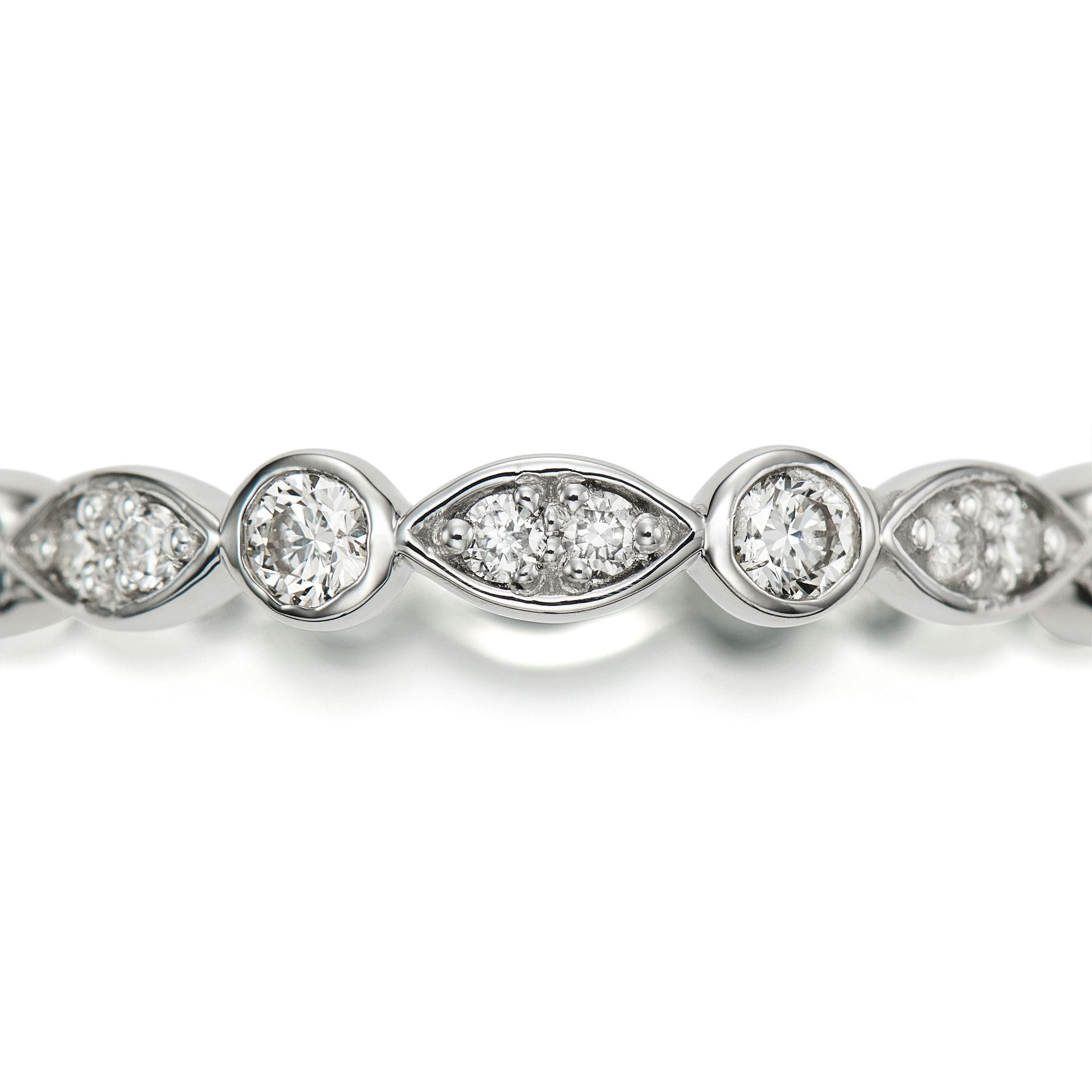 【価格改定対象品】ダイヤモンド 計0.40ct Pt950 リング エタニティリング フルエタニティ ダイヤ プラチナ ARP004P