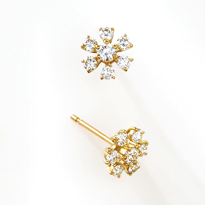 ダイヤモンド ピアス Pt / K18YG KA25W05