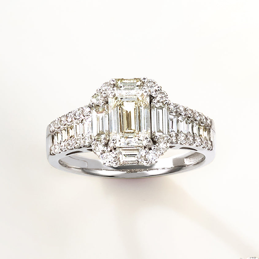 ダイヤモンド リング Pt / K18YG KA25W08【S】