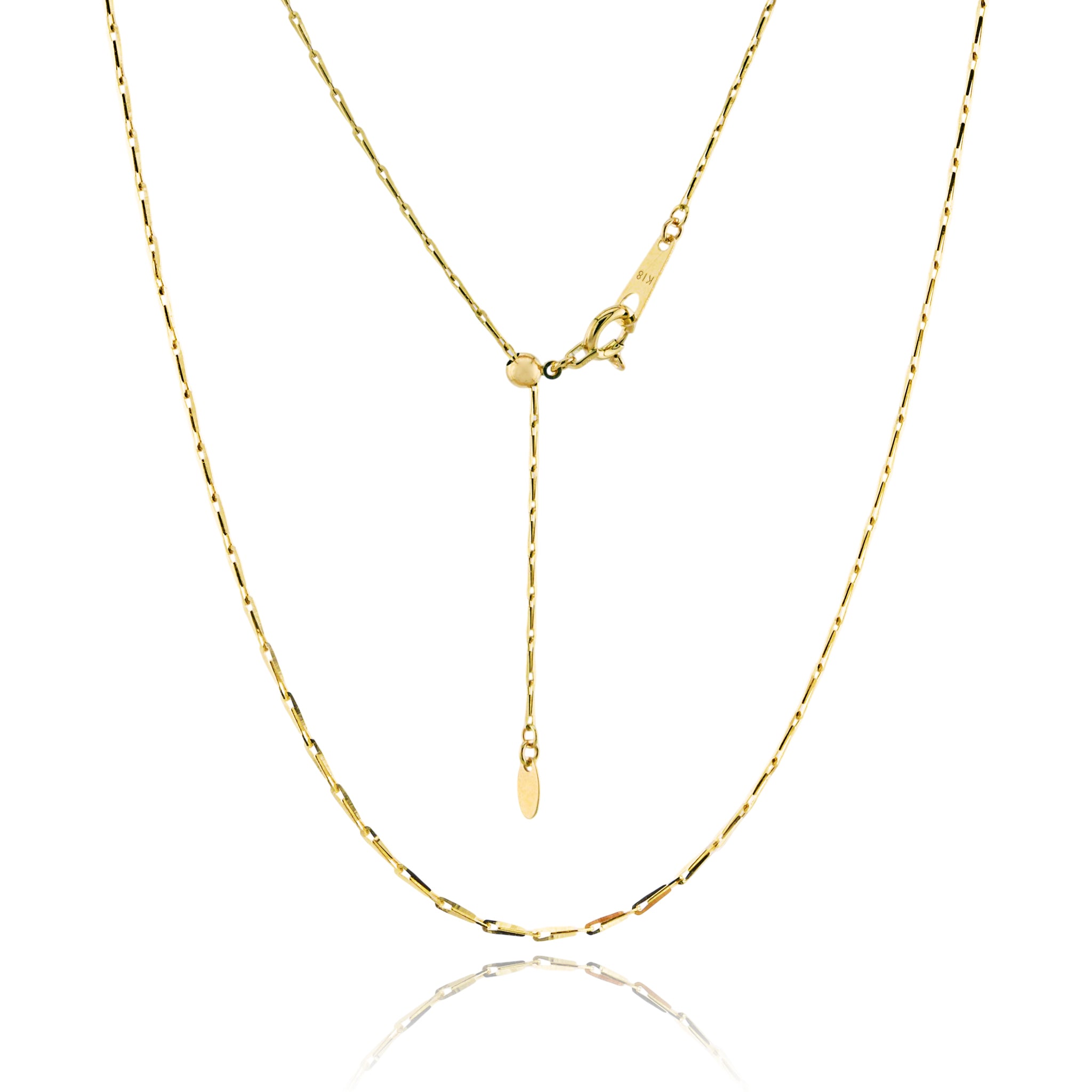 K18YG 45cm チェーン ネックレス acb002chain