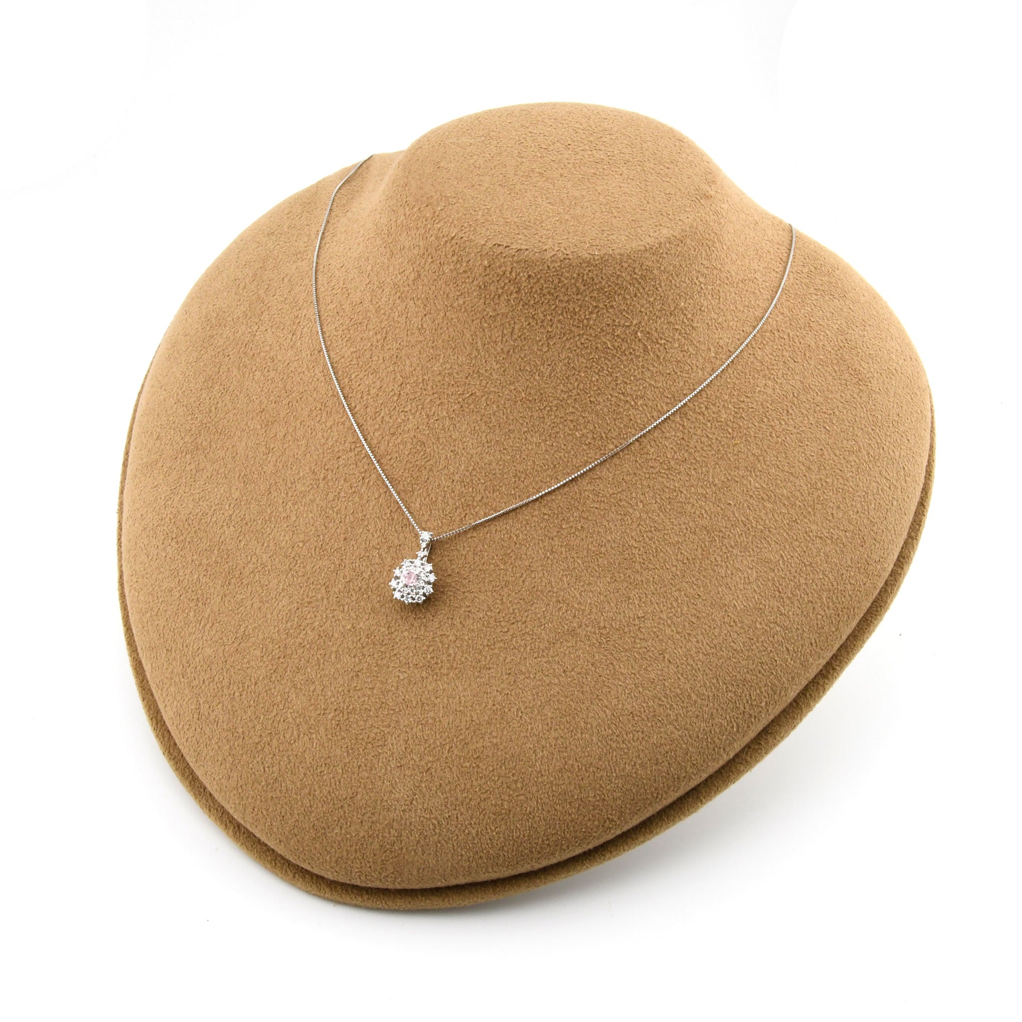 【1点もの・鑑定書付き】天然 ピンクダイヤモンド ネックレス FANCY PURPLISH PINK ダイヤ Pt950 プラチナ ペンダント ANC104P