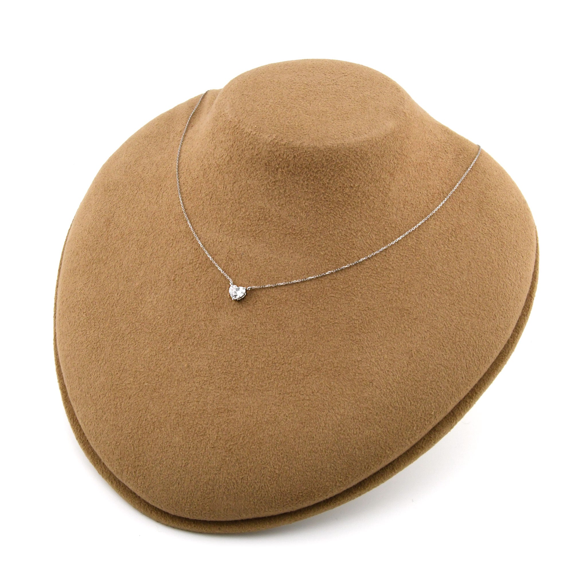 【鑑定書付き】ハートシェイプカット ダイヤモンド 0.5ct 一粒 ネックレス Pt900 プラチナ ANP134P