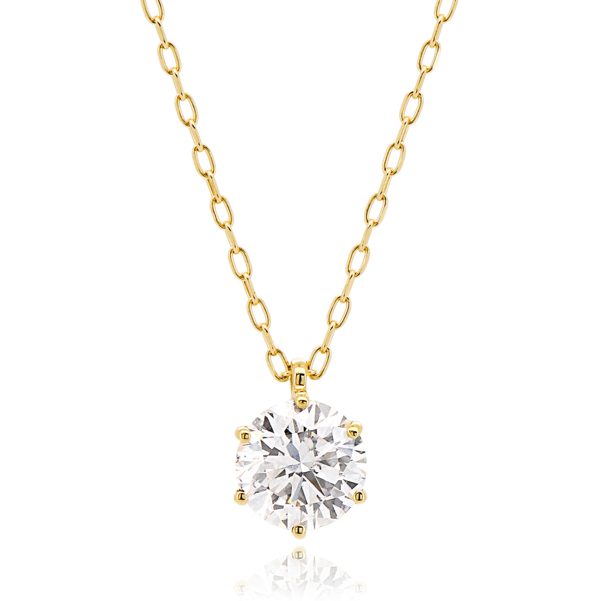 1カラット 一粒ダイヤネックレス 鑑定書付きダイヤモンド 1.014ct 