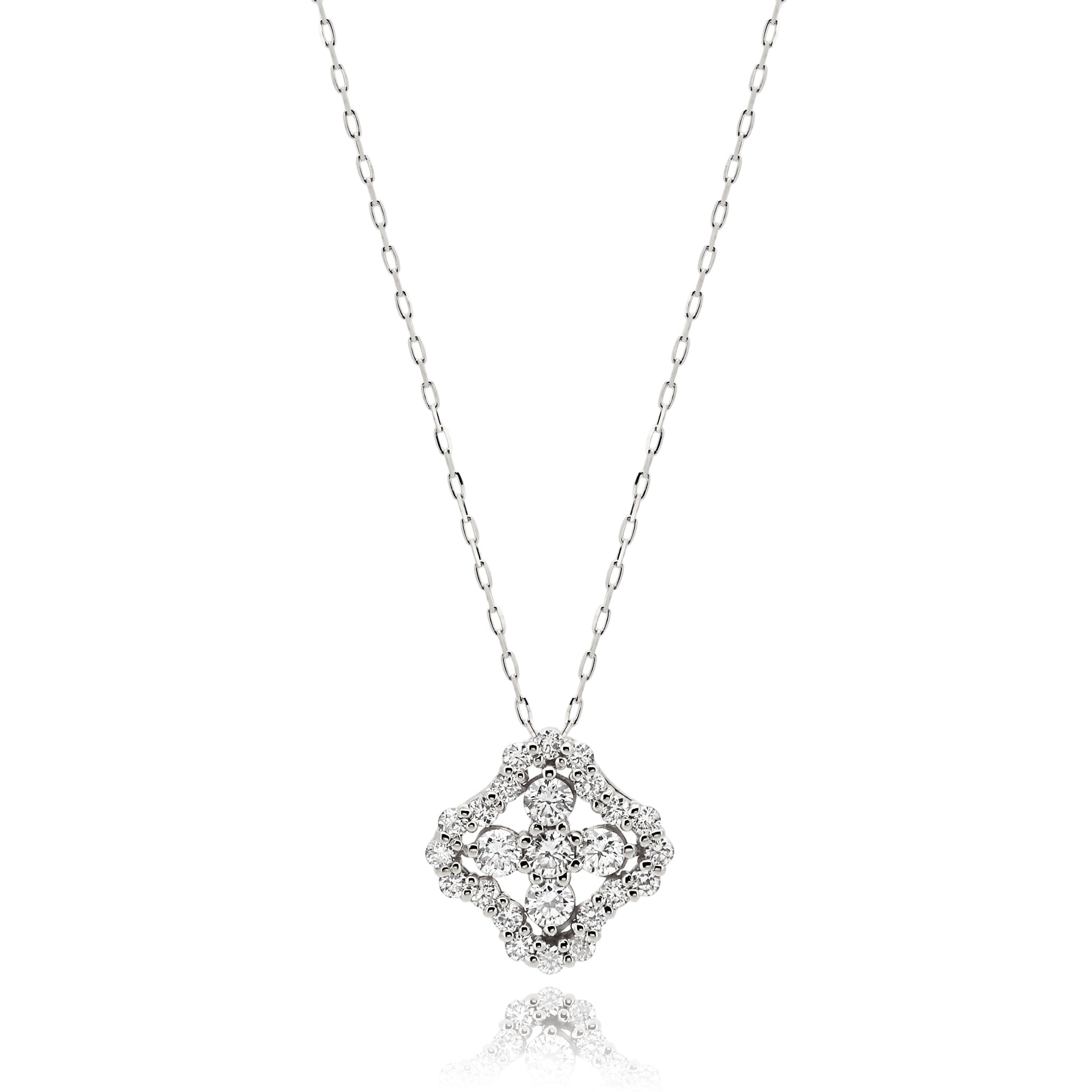 ダイヤモンド 計0.34ct ネックレス Pt900 ANU087P