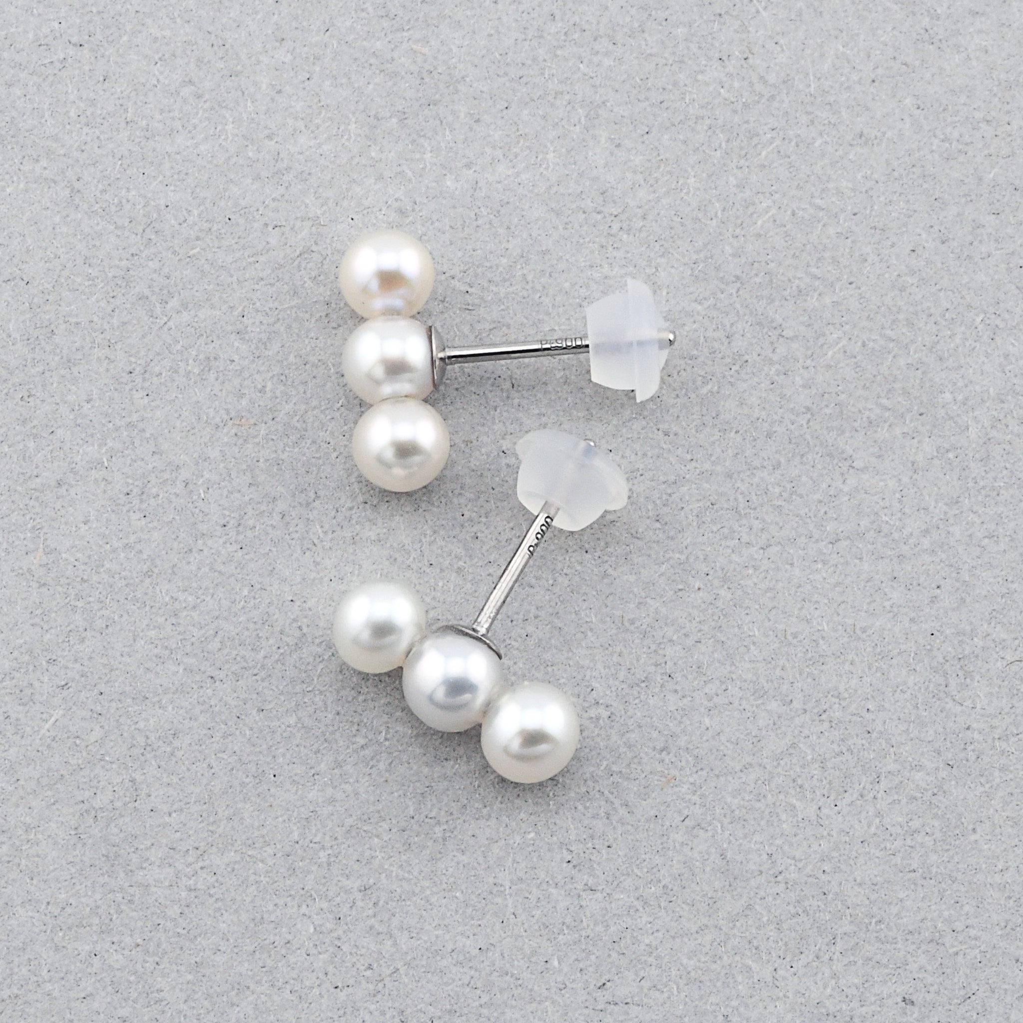 【鑑別書付き】アコヤベビーパール 合計6粒 Pt900 ピアス APC039P