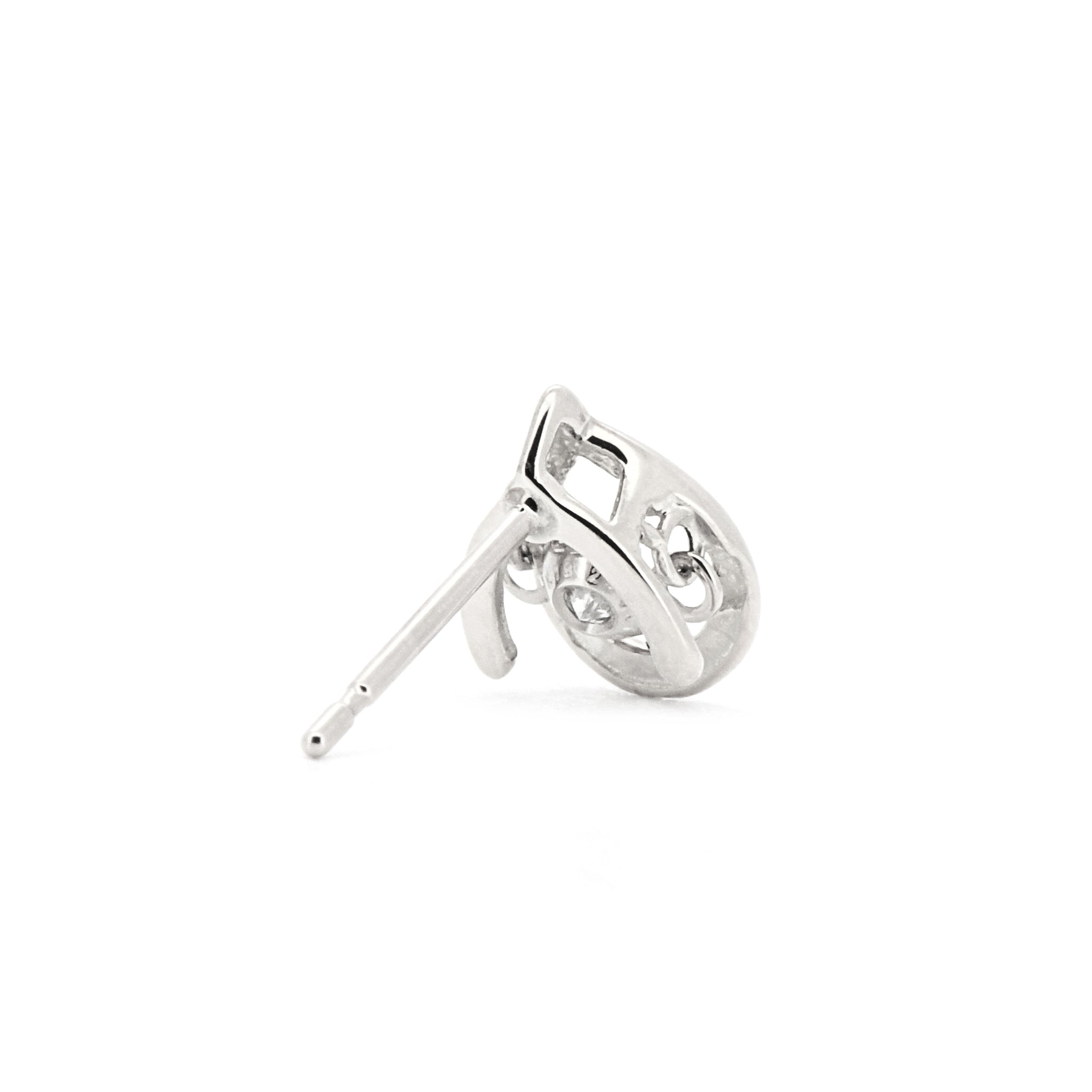 ダイヤモンド ピアス ダンシングストーン しずく 合計0.10ct Pt900