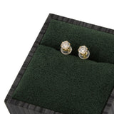 ダイヤモンド 一粒 ピアス 計0.60ct （ 片耳 0.30ct ） K18YG イエローゴールド 6本爪 スタッド ピアス 0.3カラット APP008K