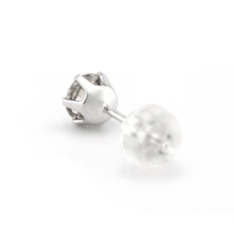 ダイヤモンド 一粒 ピアス 計0.60ct （ 片耳 0.30ct ） Pt900 プラチナ 6本爪 スタッド ピアス  0.3カラット APP008P