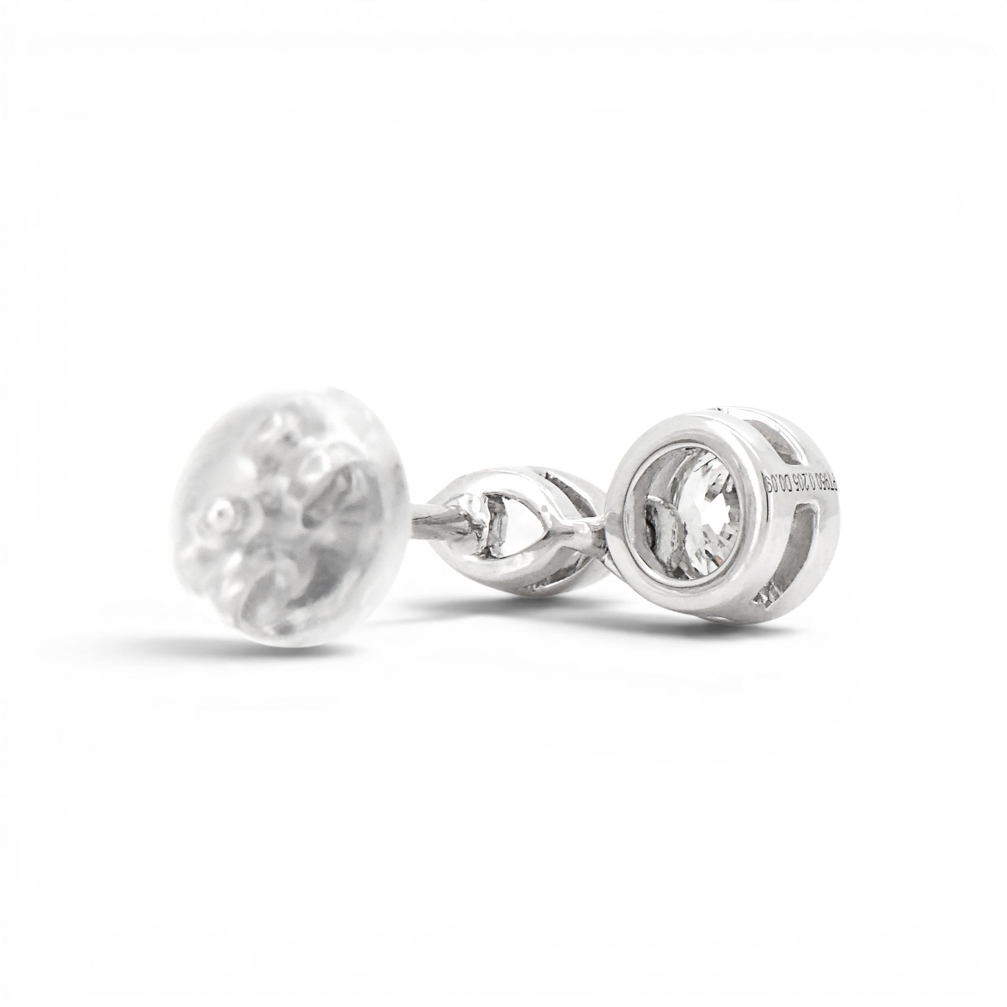 【鑑定書付き】ダイヤモンド ピアス 計0.586ct （ 片耳 0.29ct ） Pt900 プラチナ  APW046P