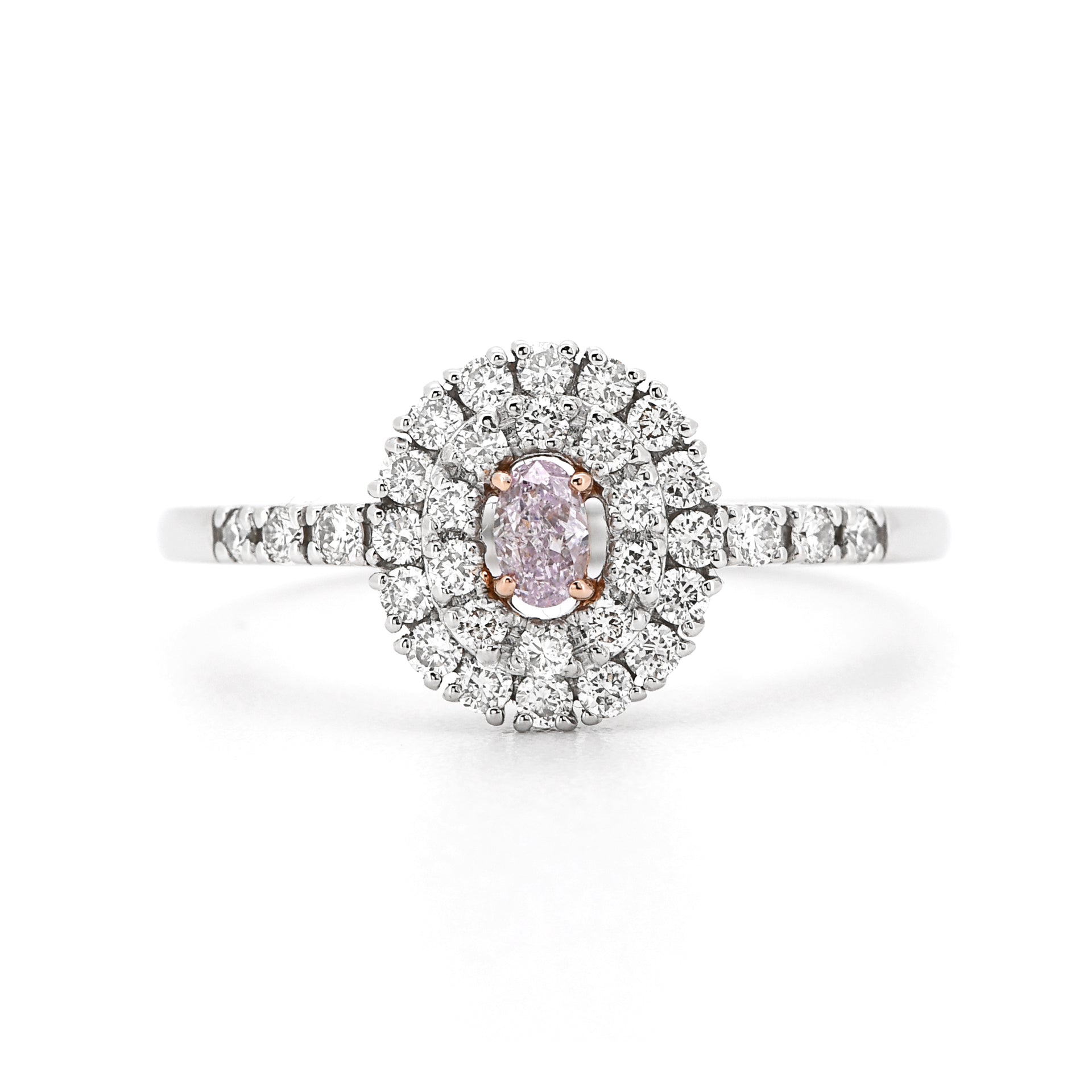 希少！可憐！1ct ピンクダイヤモンド Fancy light pink リング Pt950 