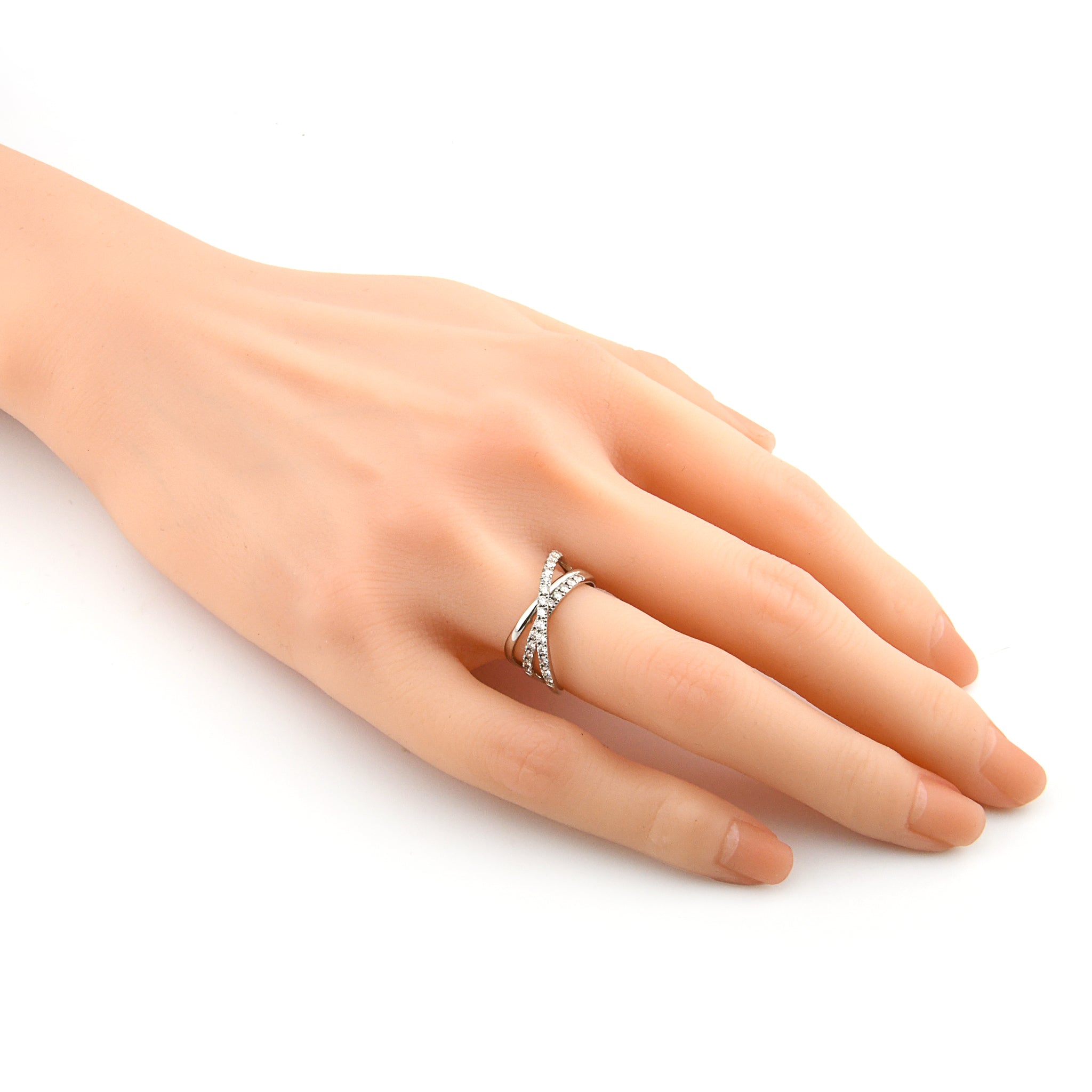 H&C ダイヤモンド 計0.50ct Pt950 リング イエローゴールド ARK079P