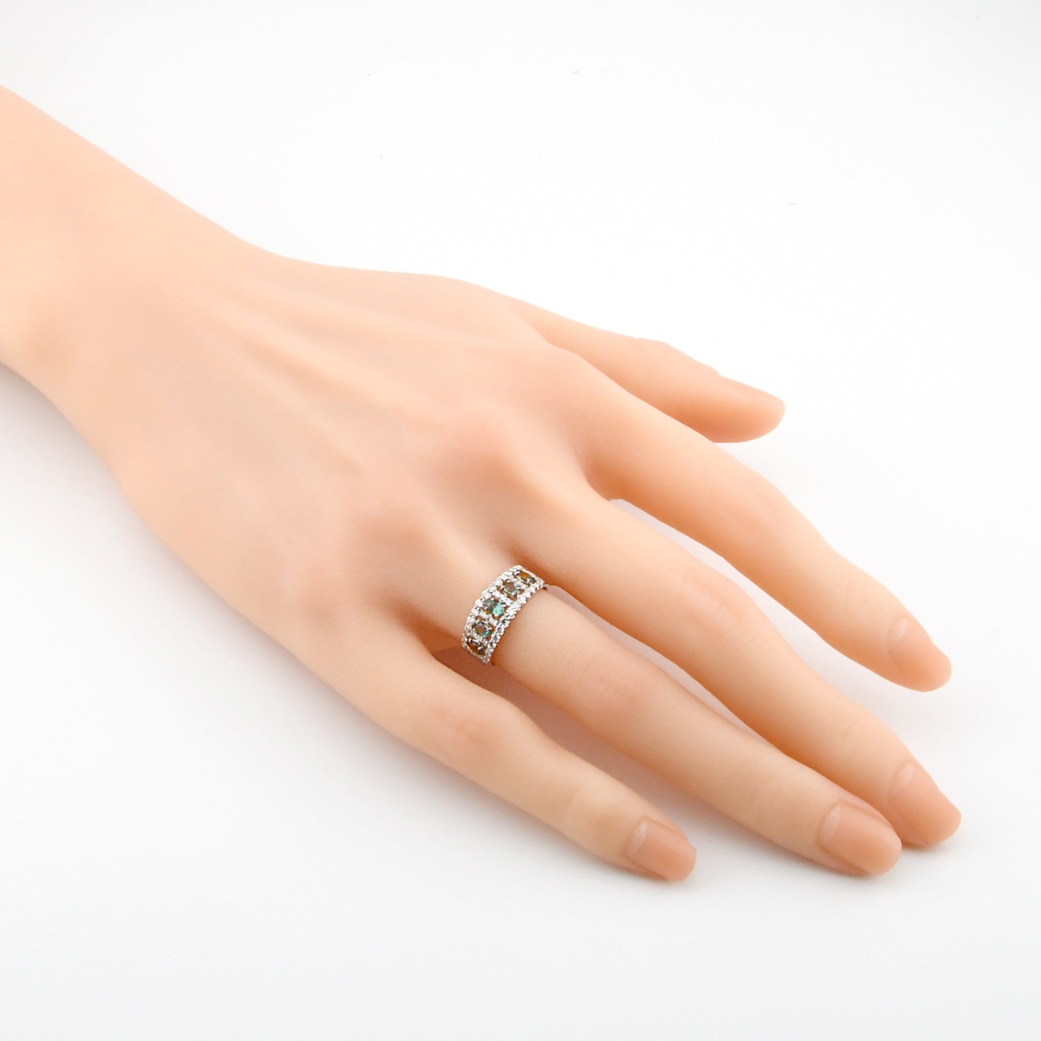 アレキサンドライト ダイヤ リング 計0.55ct Pt900 プラチナ ARP057P