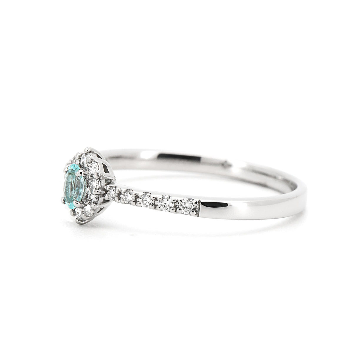 【鑑別書付き】パライバトルマリン 0.08ct Pt950 リングプラチナ ARS104P