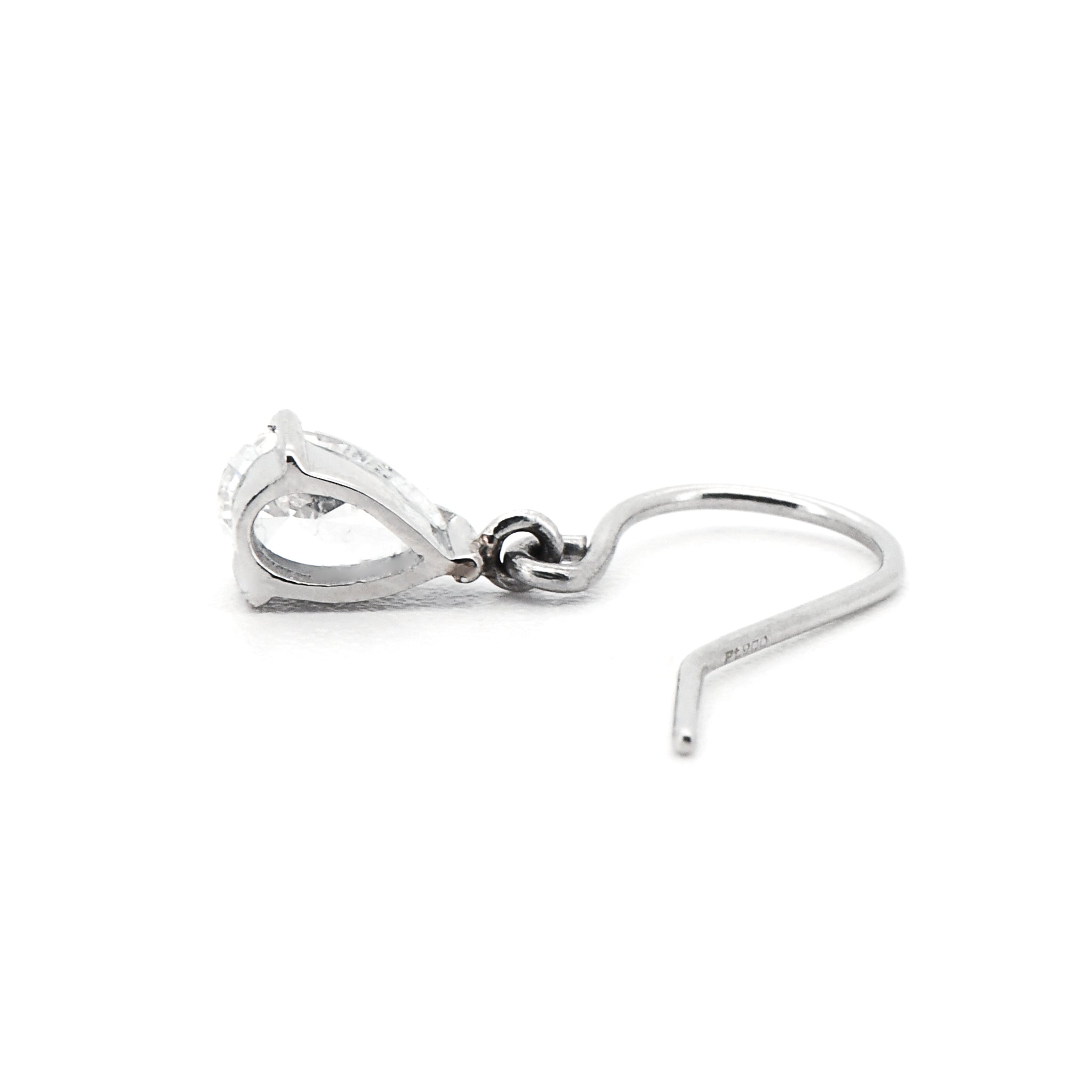 【鑑定書付き】Dカラー ダイヤモンド 合計0.43ct ダイヤ Pt ピアス APW040P