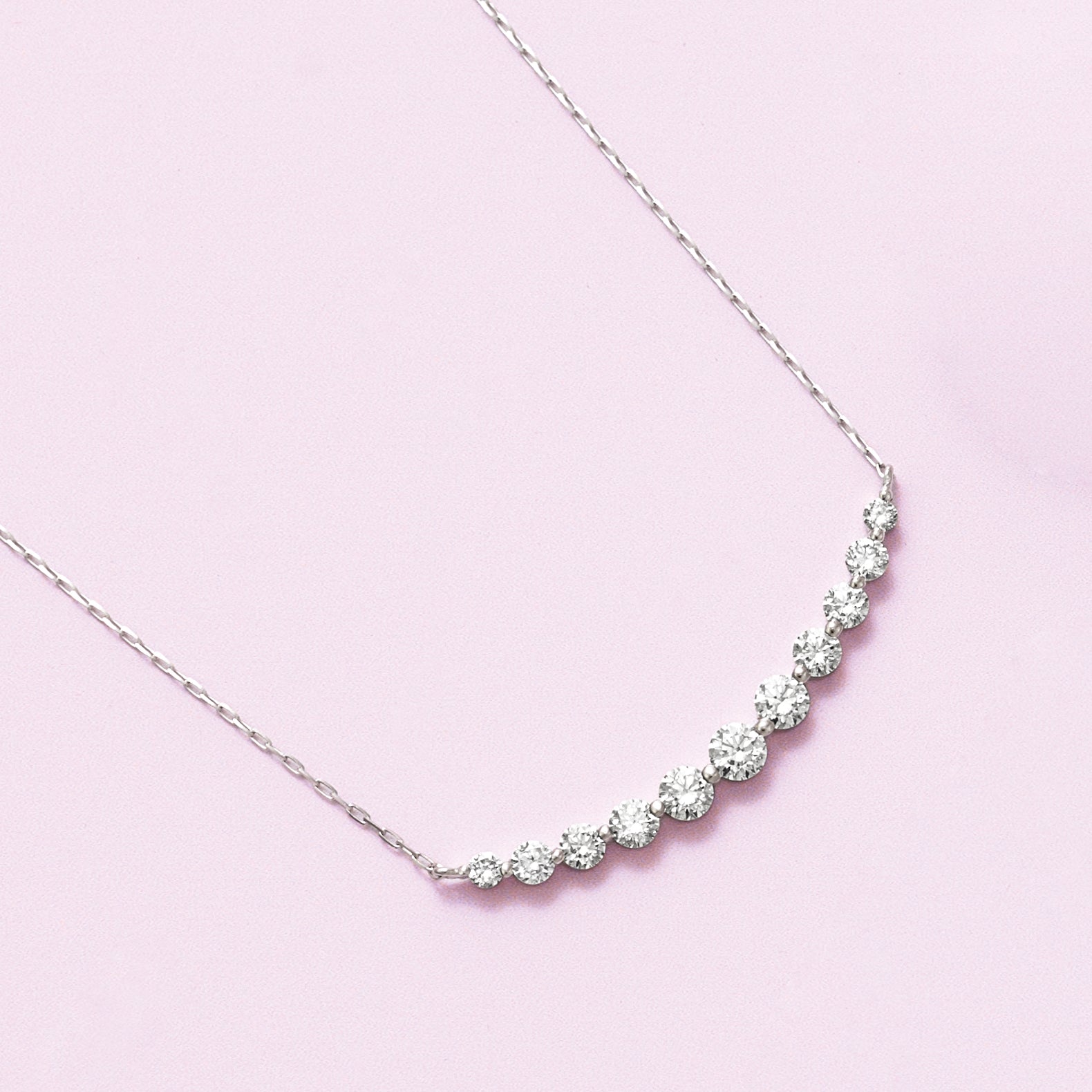 ダイヤモンド ネックレス / ピアス Pt KA26SF