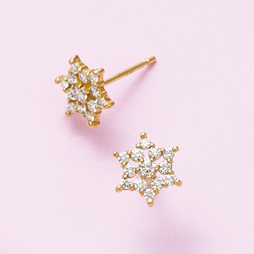 H&C ダイヤモンド K18YG ネックレス / ピアス KA26SJ